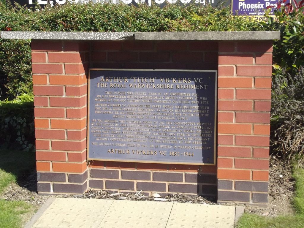 The photograph above is of a plaque on the site at the Junction Six Industrial Park Witton, Birmingham where Arthur formerly worked whilst with GEC.